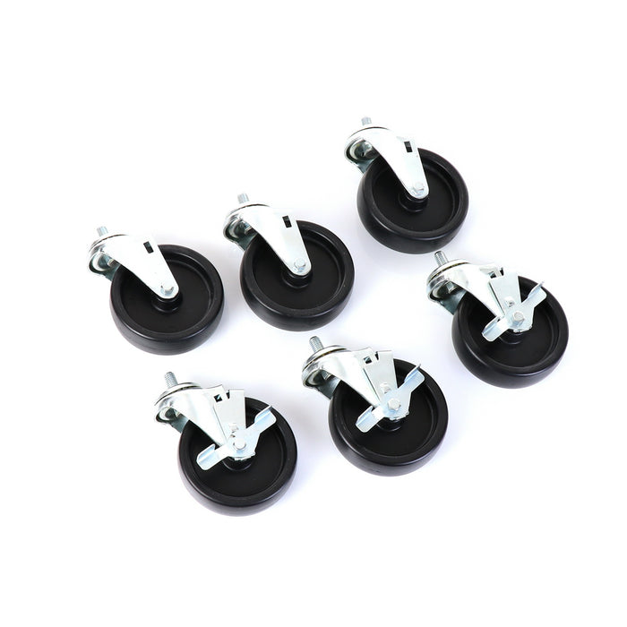 Castors, Set of 6, 5" Wheel Diameter(SKU - 830283)