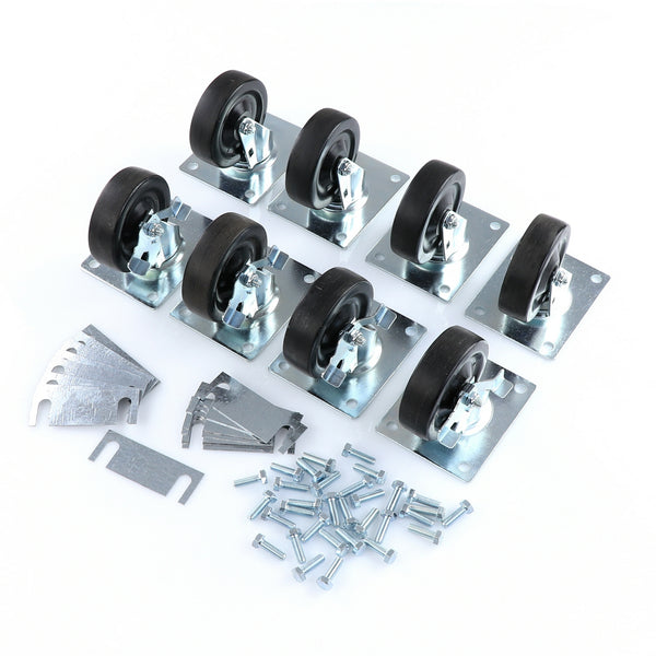 CASTOR KIT SET OF 8-4" (SKU - 809747)