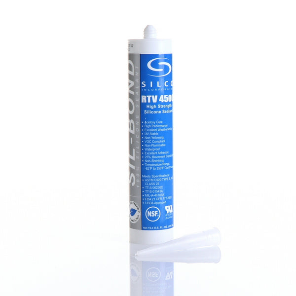 SEALANT, BLK 10.1 OZ CARTRIDGE SILICONE, SB4500-BL-2PT (SKU - 820560)