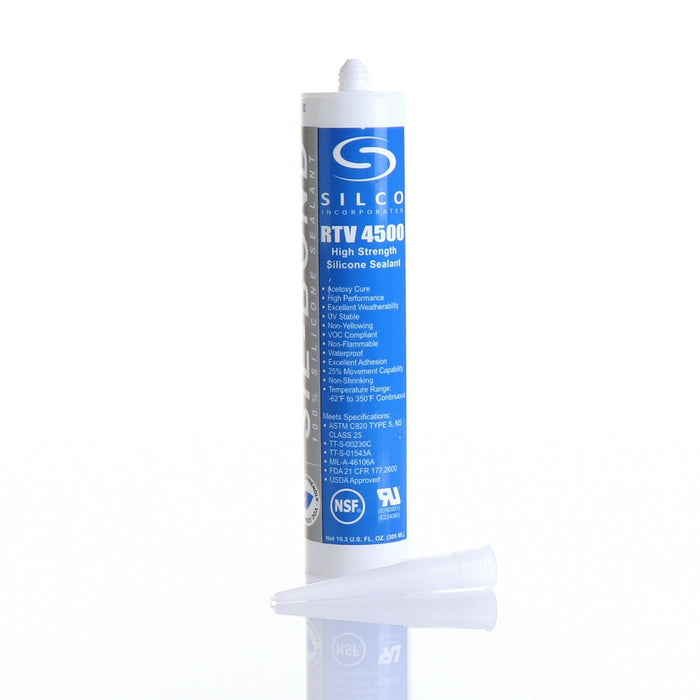 SEALANT, BLK 10.1 OZ CARTRIDGE SILICONE, SB4500-BL-2PT (SKU - 820560)