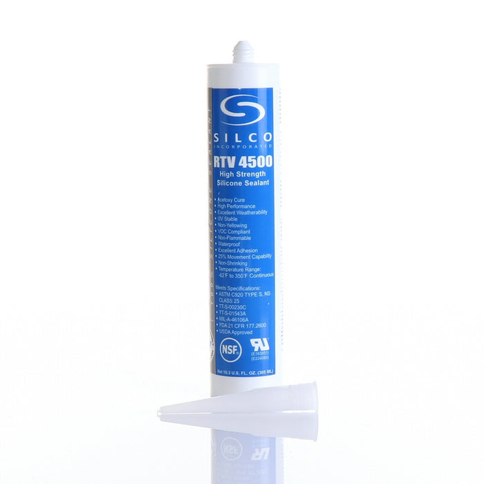 SEALANT, BLK 10.1 OZ CARTRIDGE SILICONE, SB4500-BL-2PT (SKU - 820560)
