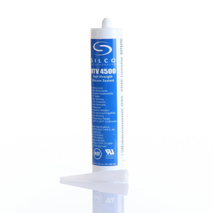 SEALANT, BLK 10.1 OZ CARTRIDGE SILICONE, SB4500-BL-2PT (SKU - 820560)