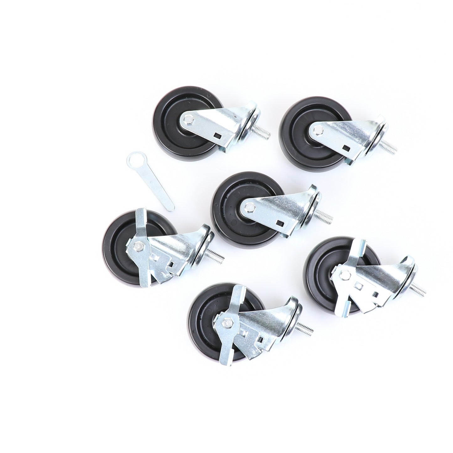 Castors, Set of 6, 4" Wheel Diameter(SKU - 830278)