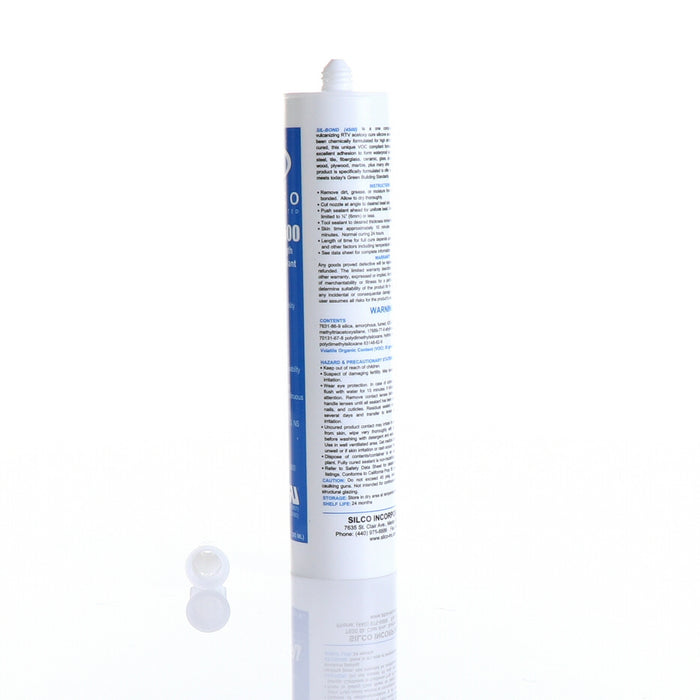 SEALANT, BLK 10.1 OZ CARTRIDGE SILICONE, SB4500-BL-2PT (SKU - 820560)