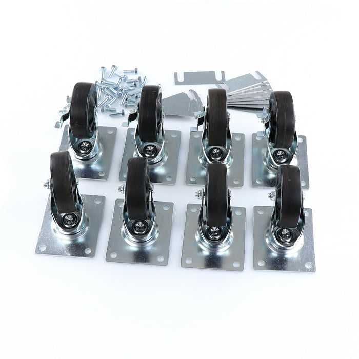 CASTOR KIT SET OF 8-4" (SKU - 809747)