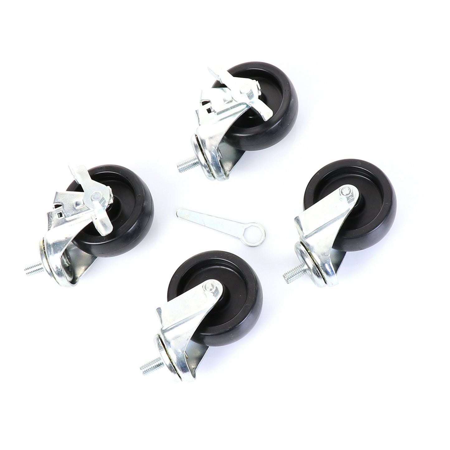 Castors, Set of 4, 4" Wheel Diameter(SKU - 830277)
