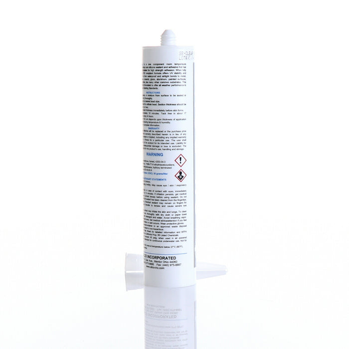 SEALANT, BLK 10.1 OZ CARTRIDGE SILICONE, SB4500-BL-2PT (SKU - 820560)