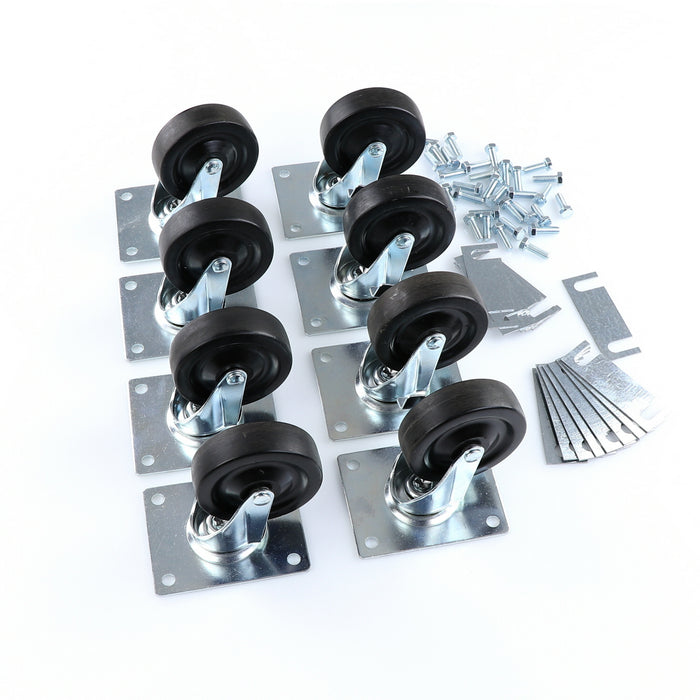 CASTOR KIT SET OF 8-4" (SKU - 809747)