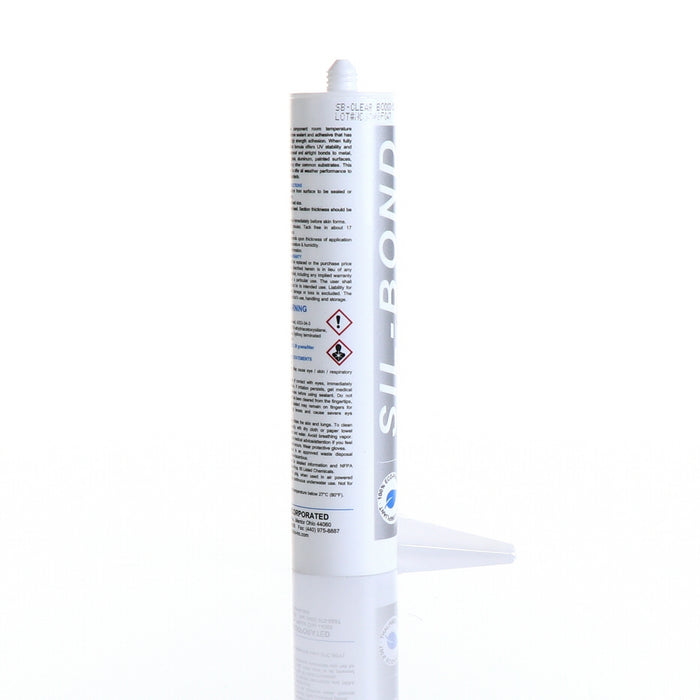 SEALANT, BLK 10.1 OZ CARTRIDGE SILICONE, SB4500-BL-2PT (SKU - 820560)