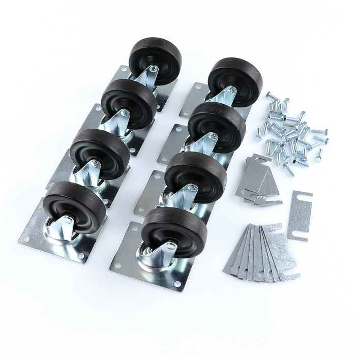 CASTOR KIT SET OF 8-4" (SKU - 809747)