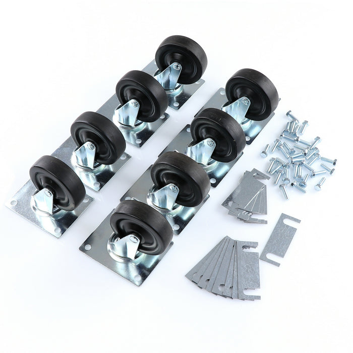 CASTOR KIT SET OF 8-4" (SKU - 809747)