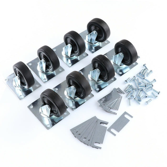 CASTOR KIT SET OF 8-4" (SKU - 809747)