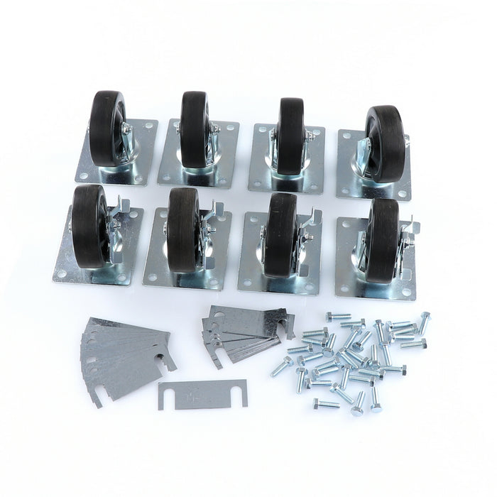 CASTOR KIT SET OF 8-4" (SKU - 809747)