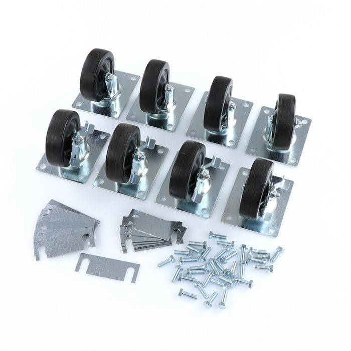 CASTOR KIT SET OF 8-4" (SKU - 809747)