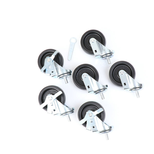 Castors, Set of 6, 4" Wheel Diameter(SKU - 830278)