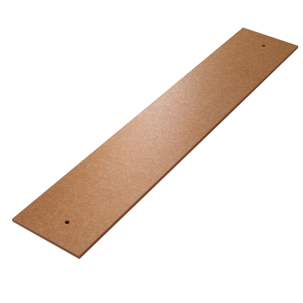 Composite wood-tone cutting board. 1/2